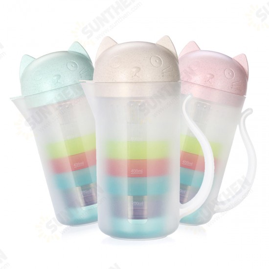 800ML Outdoor Portable Strainer Cup Water Bottle Teapot Juice Drinking Mug Kettle