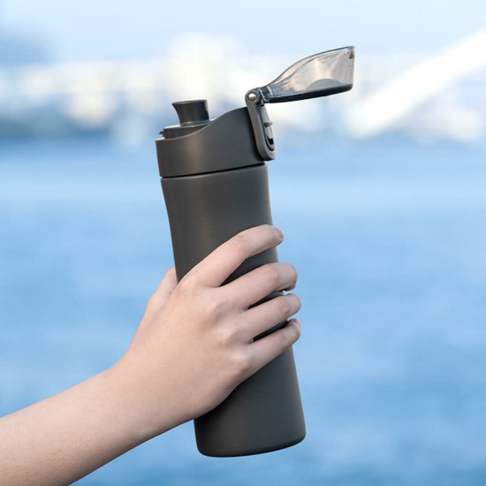 500ml Insulated Vacuum Cup Stainless Steel Thermos Water Drinking Bottle Sports Travel from