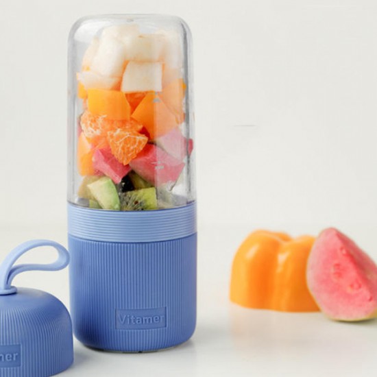 400ml 75W Portable Fruit Juicer Bottle Electric USB Charging DIY Juicing Extracter Blender Cup