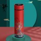 500ML Intelligent thermos Cup 304 Stainless Steel Creative Chinese Style Portable Water Bottle Companion Gift