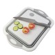 7L Kitchen Cutting Board Folding Multifunction Drain Basket Washing Fruit Vegetable Basket