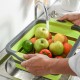 7L Kitchen Cutting Board Folding Multifunction Drain Basket Washing Fruit Vegetable Basket