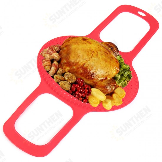 Picnic BBQ Cooking Mat Food Grade Silicone Roast Barbecue Baking Pad