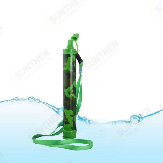 Portable Water Filter Straw Purifier Cleaner Emergency Safety Survival Drinking Tool Kit