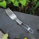 Ti5303 Titanium Folding Fork Ultralight Spork Cutlery Outdoor Camping Picnic Tableware