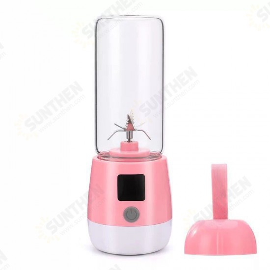 Multifunction Mini Juicer Food Milkshake Fruit Maker Machine USB Rechargeable Blender Camping Picnic