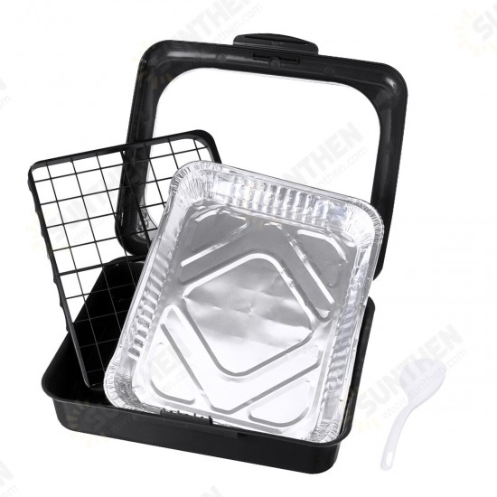 Outdoor Tableware Set Camping Traveling Picnic Box Food Carrier BBQ Tools