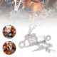 Portable Chicken Roaster Rack Barbecue Grill Oven Chicken Duck Holder Motorcycle Shape BBQ Stainless Steel Rack Tool