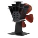 SF204G 5 Blades Fireplace Fan Silent Motors Heat Powered Stove Fan Eco Stove Fan for Gas/Pellet/Wood/Log Stoves