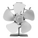 SF204S 5 Blades Large Fireplace Fan Silent Motors Heat Powered Stove Fan Eco Stove Fan