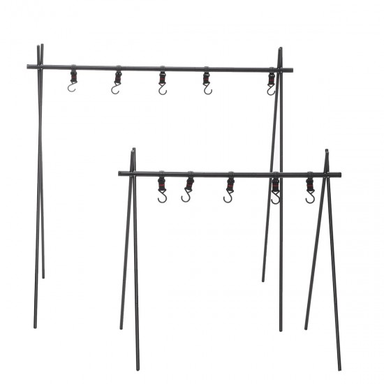 Ultralight Hanging Rack Folding Cookware Storage Triangle Racks Clothes Shelf Up to 8kg Outdoor Camping Picnic Travel