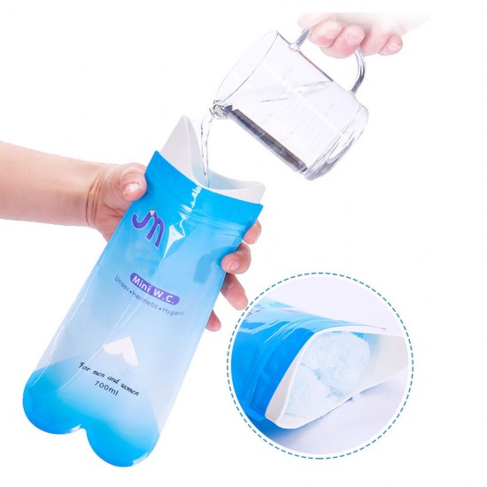 700ml 4 Pcs Disposable Urinal Bags Emergency Urination Toilet Vomit Bag Camping Travel