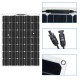 150W Solar Panel Flexible Portable Battery Charger Monocrystalline Solar Cell Outdoor Camping Travel