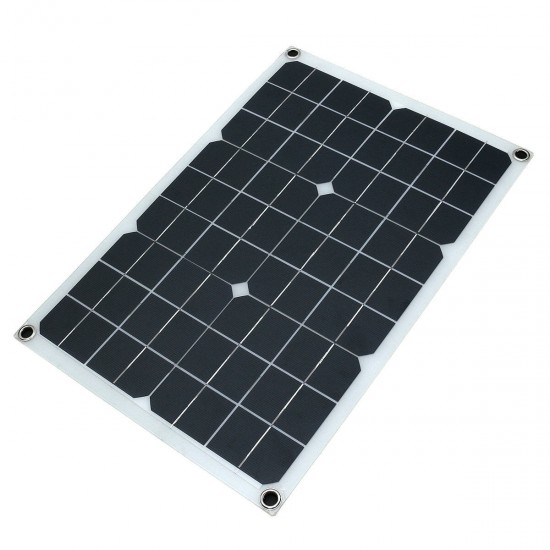 18V 100W Solar Panel Portable Solar Power Bank for Outdoors Camping Boat Smartphones Battery Chargers Cells Emergency Power