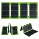 38W/50W 5V/12V Foldable Solar Panel Charger ETFE Handbag Solar Power Bank Emergency Power Supply for Outdoor Camping Hiking Backpacking