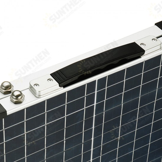 50W Foldable Solar Panel Emergency Solar Charging With 100A Controller for Car Van Boat Caravan Camper Trickle