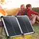 50W Foldable Solar Panel Emergency Solar Charging With 100A Controller for Car Van Boat Caravan Camper Trickle