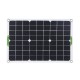 80W Solar Panel Kit Battery Charger Power Bank Camping Travel Generator with Controller