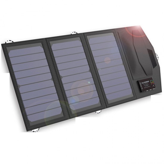 5V 15W Solar Charger with 10000mAh Battery 3 USB Ports PD 18W Fast Charge Solar Panel Power Bank For Outdoor Camping