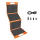 18V 100W Foldable Solar Panel Emergency Solar Charger With PD Type-c QC3.0 for Phones Tablets Camping Van RV Trip Power Outage