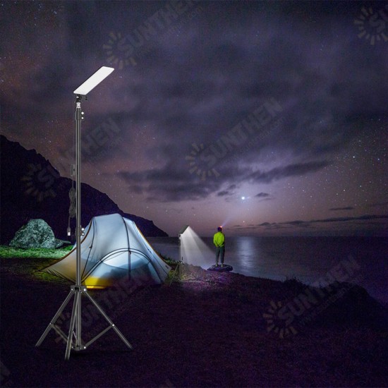 1680LM Multifunctional Camping Light Retractable Tripod Stand USB Rechargeable Waterproof Outdoor Portable Picnic Barbecue Fishing Lighting