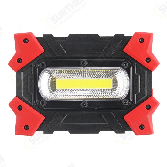 30W COB LED Camping Light 3 Modes USB Charging Flood Lamp Outdoor Emergency Work Light