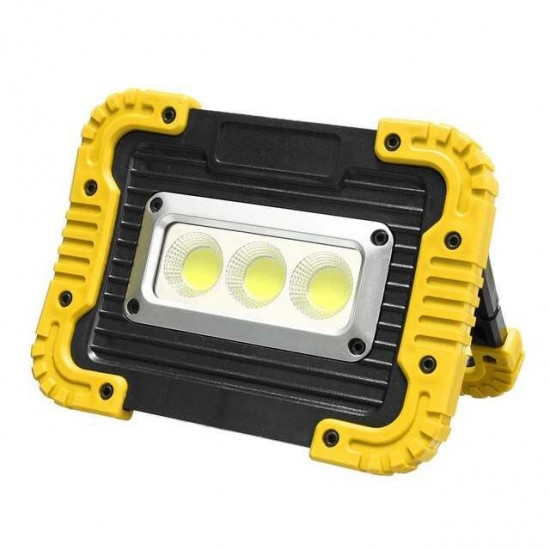 30W COB Work Lamp 2 Modes Adjustable USB Rechargeable Camping Light Searchlight Power Bank