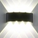 4/6/8W 6000K Wall Light IP65 Waterproof LED Sconce Lamp Up Down Outdoor Camping Light Patio Lawn Light