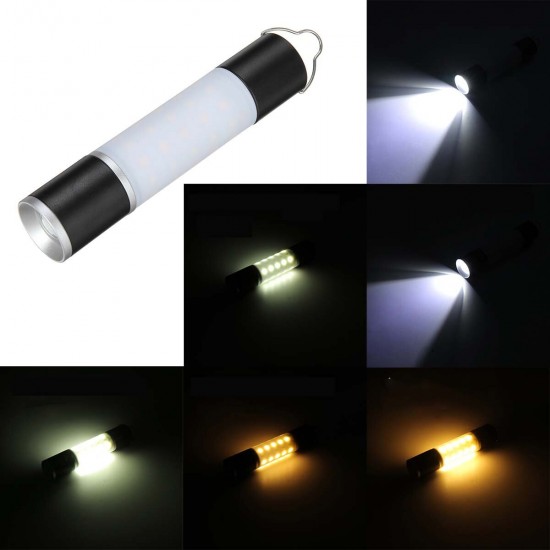 5PCS/1PCS Optional USB Rechargeable Hanging Flashlight Zoomable Aluminum Alloy + ABS LED Outdoor Camping Tent Lamp Portable Night Light