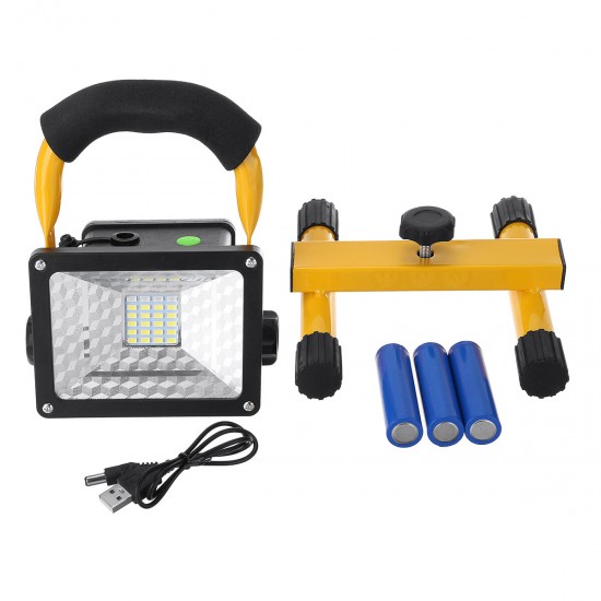 60W LED Flood Light Rechargeable Camping Light Portable Work Light For Outdoor Camping Hiking Fishing