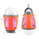 70 Lumens 2-in-1 LED Zapper Light Bulbs Mosquito Killer Lamp 4 Modes USB Rechargeable Hook Hanging Camping Light