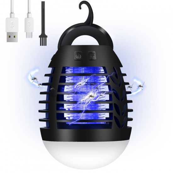 5W Electric Mosquito Killer Mosquito Lamp 3 kinds of Lights USB Rechargeable IP67 Waterproof Outdoor Indoor Mosquito Killer