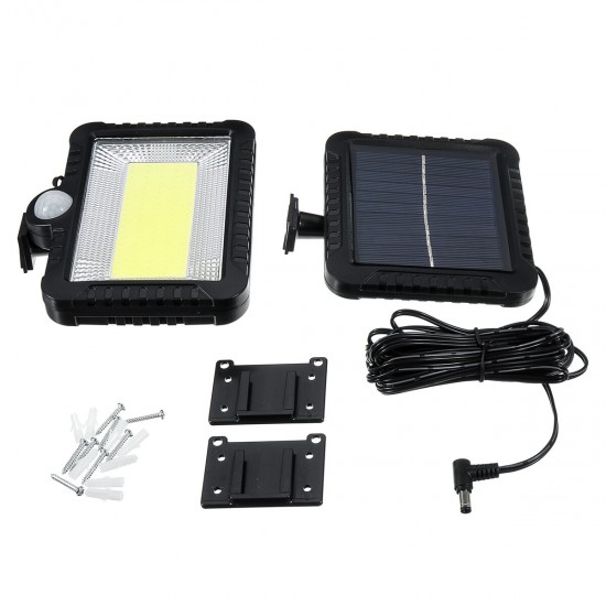 COB 100LED 30W 600Lumen IP65 Solar Lamp Outdoor Park Yard Garden Light Camping Light Work Light