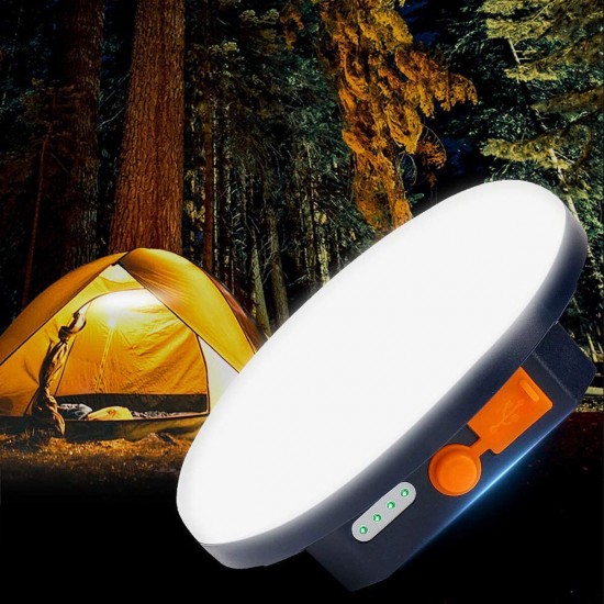 Camping Light Large Capacity Battery LED Tent Light USB Rechargeable Lantern Portable Emergency Night Market Light Outdoor Camping Bulb Lamp Flashlight Home