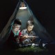 Camping Light Large Capacity Battery LED Tent Light USB Rechargeable Lantern Portable Emergency Night Market Light Outdoor Camping Bulb Lamp Flashlight Home