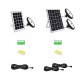 Double Head Solar Pendant Light Waterproof High Capacity Outdoor Indoor Solar Lamp Suitable For Courtyards Garages Etc