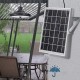 Double Head Solar Pendant Light Waterproof High Capacity Outdoor Indoor Solar Lamp Suitable For Courtyards Garages Etc