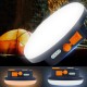 6600mAh 20W LED Tent Light White Light Warm Light Rechargeable Portable Emergency Light Waterproof Outdoor Camping Light Flashlight