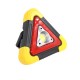 LED COB USB Solar Work Light Caution Lamp 5 Modes Outdoor Camping Emergency Lantern