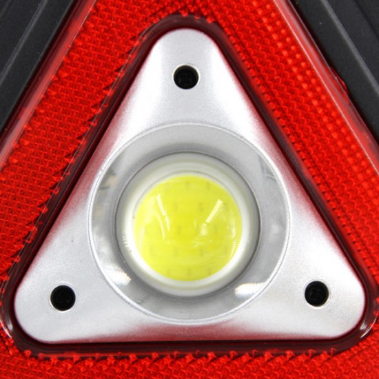 LED COB USB Solar Work Light Caution Lamp 5 Modes Outdoor Camping Emergency Lantern