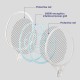 Rechargeable LED Electric Fly Swatter Mosquito Dispeller Home Camping Travel