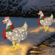 Solar Ambient Lights LED 3D Christmas Decoration Lights Holiday Decor Outdoor Camping Garden Patio Lights