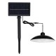 Solar Wall Mounted Ground Plug Dual-Purpose Chandelier Positive White Light Solar Light With Remote Control Without Induction Wire
