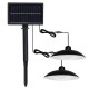 Solar Wall Mounted Ground Plug Dual-Purpose Chandelier Positive White Light Solar Light With Remote Control Without Induction Wire