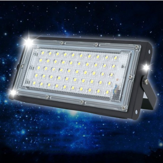 50W RGB LED Flood Light AC 220V 230V 240V Outdoor Floodlight Spotlight IP65 Waterproof LED Street Lamp Landscape Lighting