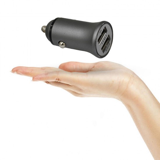 2.4A High Power Fast Charging Mini Dual USB Car Charger For iPhone 11 Pro Huawei P30 Mate 20 Pro S10+ Note 10