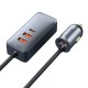 120W 4-Port Car Charger PPS PD QC3.0 FCP AFC Fast Charging 1.5m Long Cable