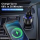 36W 5-Port QC3.0 USB Car Charger Adapter Support AFC FCP Fast Charging With Blue LED For iPhone 13 Max Samsung Galaxy Note20 OnePlus 8T Xiaomi10