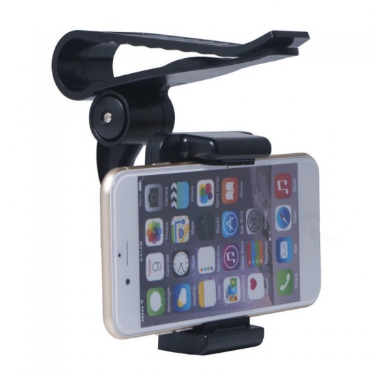 Universal 360° Rotating Car Sun Visor Phone Mount Holder Stand for iPhone Mobile Phone GPS DVR Camera Digital