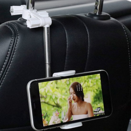 Universal Stretchable Car Rearview Mirror/ Headrest Mobile Phone Mount Holder Stand for 4.0-6.1 inch Devices POCO X3 F3